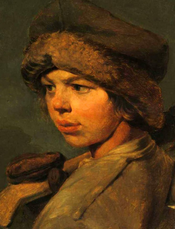 крестьянский мальчик Захарка на картине Венецианова