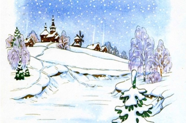 Картинки для детей на тему зима и зимние забавы  3