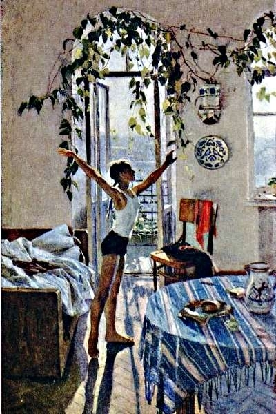 Сочинение: описание картины яблонской “утро”