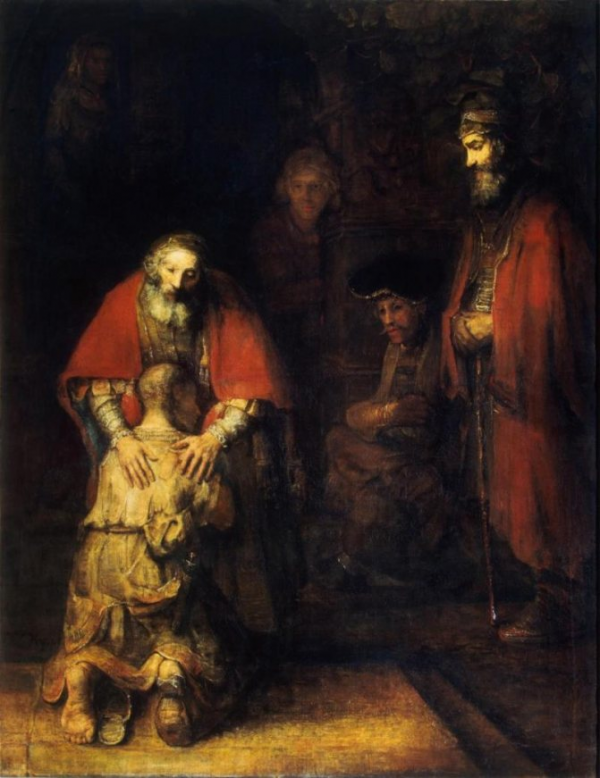 Рембрандт ван рейн возвращение блудного сына  1