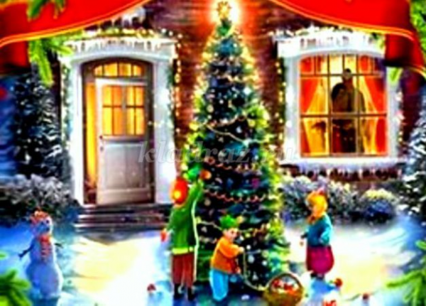 Рождественская сказка для детей лет 4