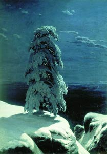 Сочинение по картине Шишкина На севере диком 9 класс (описание)