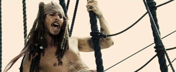 Рисунок татуировки капитана джека воробья из фильма пираты карибского моря на краю света  2